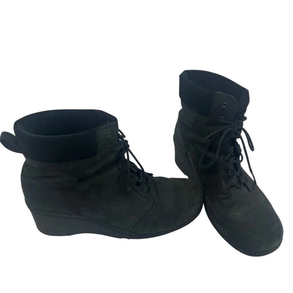 Keen‎ Akita Wedge Boots Black Women's Size 10 - Picture 1 of 14